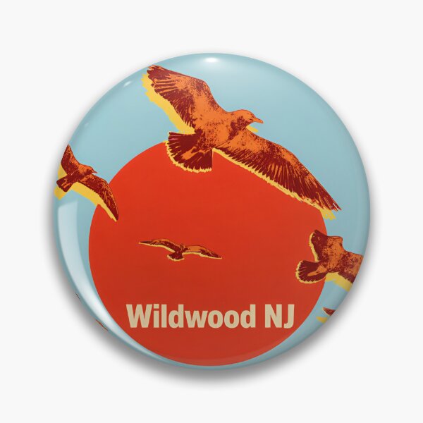 Item preview, Wildwood New Jersey designed and sold by Broken Antler Designs .