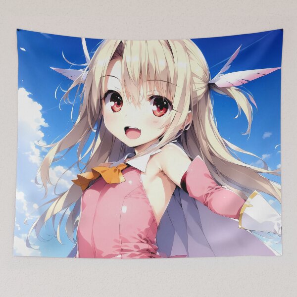Item preview, Illyasviel von Einzbern Fate Stay Night Pink Fantasy Closeup designed and sold by ManuelOpito.
