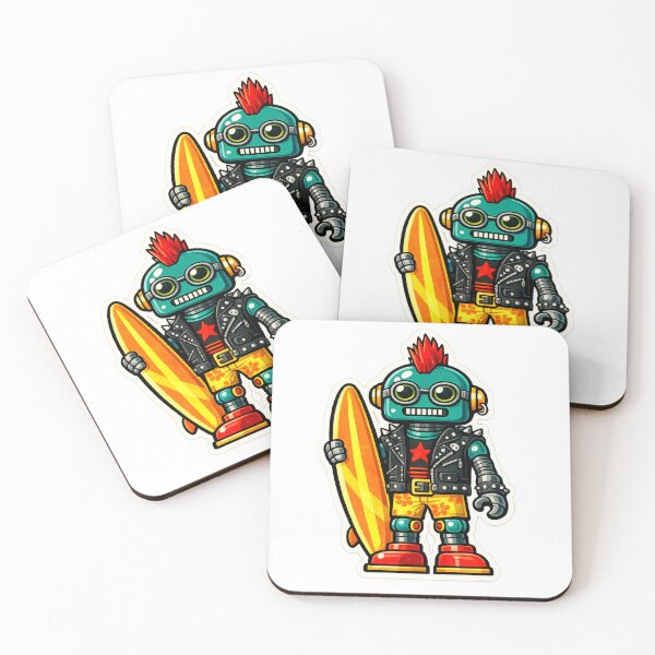 Item preview, Punk Surfer Vintage Robot  designed and sold by chapistore.
