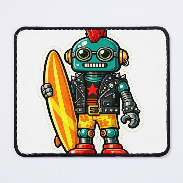 Item preview, Punk Surfer Vintage Robot  designed and sold by chapistore.