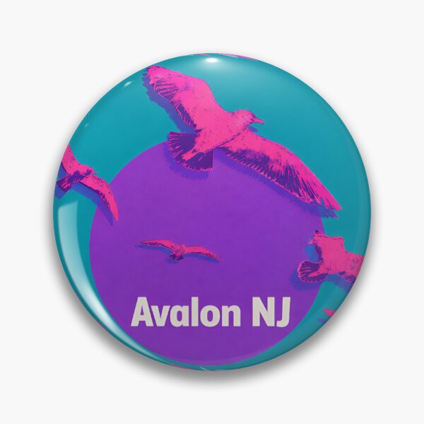 Item preview, Avalon New Jersey designed and sold by Broken Antler Designs .