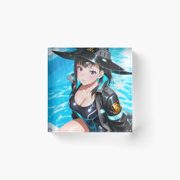 Item preview, Oze Maki Fire Force Rainy Poolside Witch Hat designed and sold by ManuelOpito.
