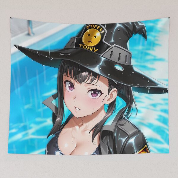 Item preview, Oze Maki Fire Force Rainy Poolside Witch Hat designed and sold by ManuelOpito.