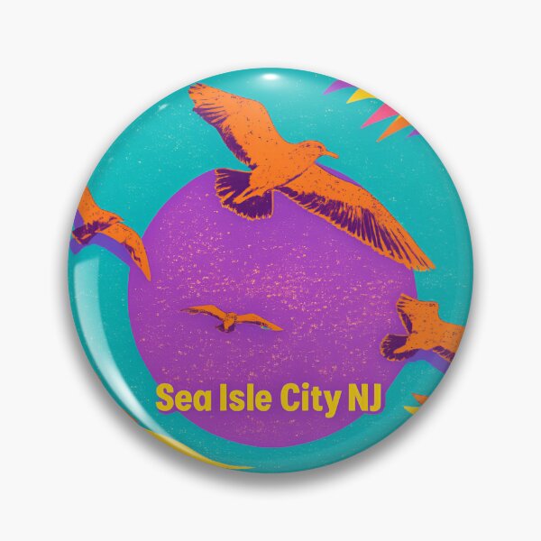 Item preview, Sea Isle City New Jersey designed and sold by Broken Antler Designs .