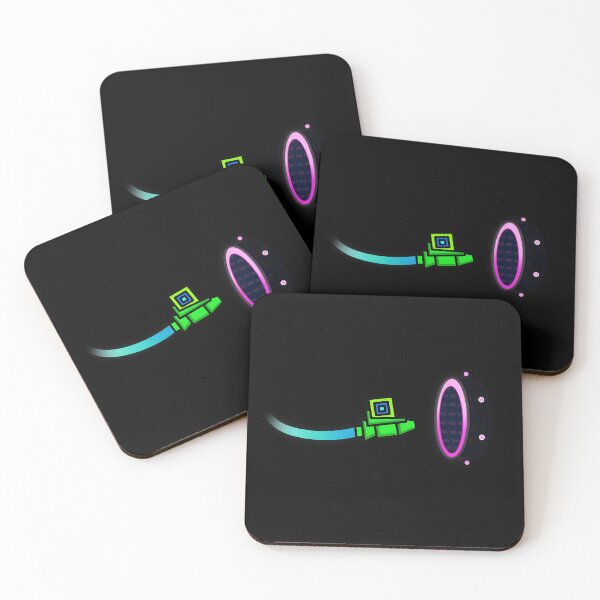 Aperçu de l'œuvre Neon Ship Portal Jump Gaming créée et vendue par oriMarchive.