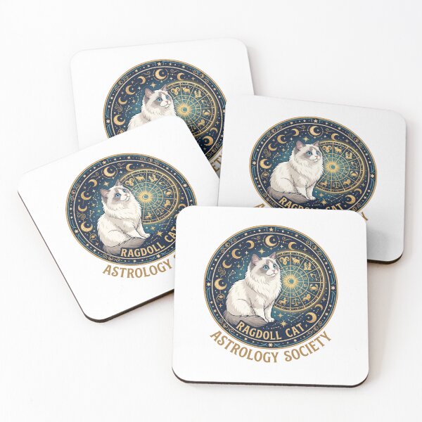 Item preview, Ragdoll Cat Astrology Society Zodiac Chart Horoscope designed and sold by PictoVibe.