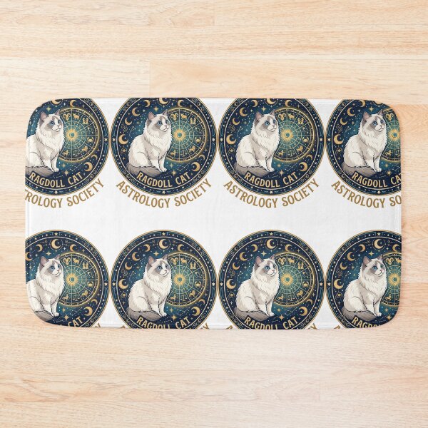 Item preview, Ragdoll Cat Astrology Society Zodiac Chart Horoscope designed and sold by PictoVibe.