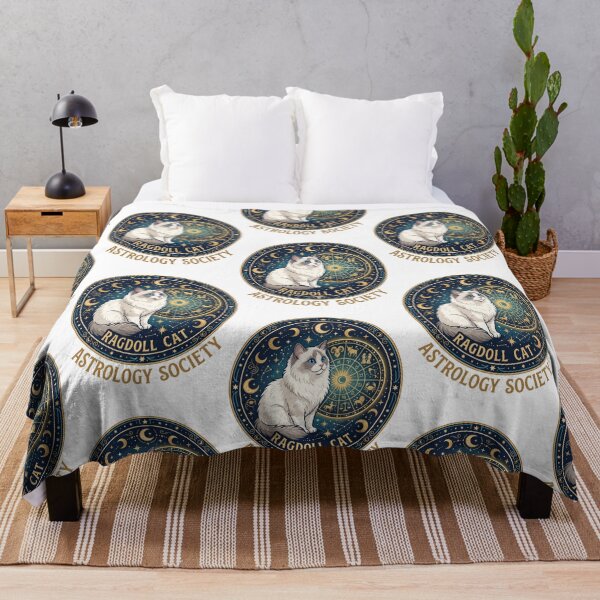 Item preview, Ragdoll Cat Astrology Society Zodiac Chart Horoscope designed and sold by PictoVibe.
