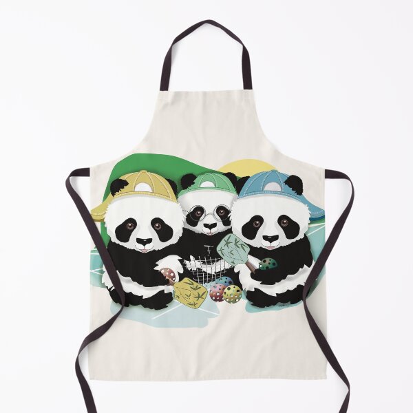 Item preview, Cute Panda Trio Pickleball Team Sports Tournament designed and sold by Karin Taylor.