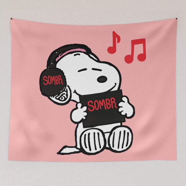 Item preview, Snoopy listening to Sombra designed and sold by YChangShop.