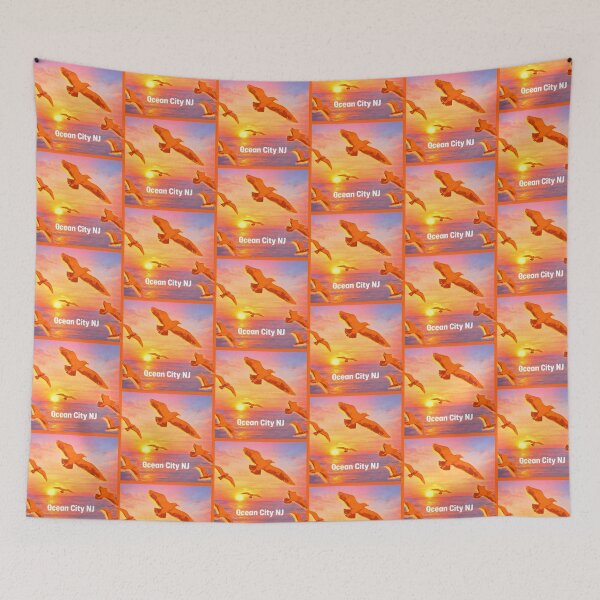 Item preview, Ocean City New Jersey designed and sold by Broken Antler Designs .