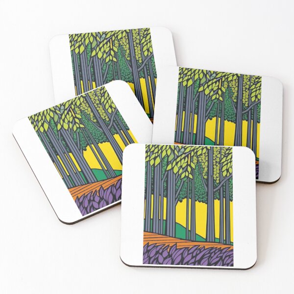 Item preview, Art - Stylized Forest, Geometric and Vibrant Graphic Design designed and sold by Reverso-Design.