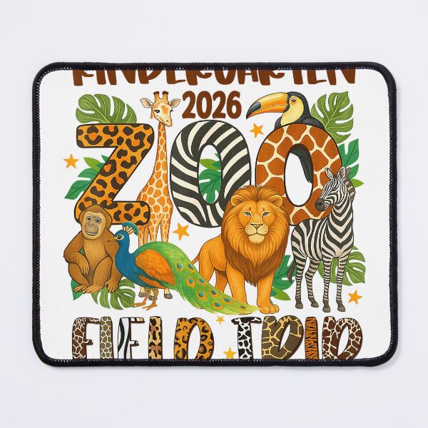 Item preview, Field Day Kindergarten 2026 Safari Zoo Field Trip Squad T-Shirt designed and sold by KTY-NUSS.
