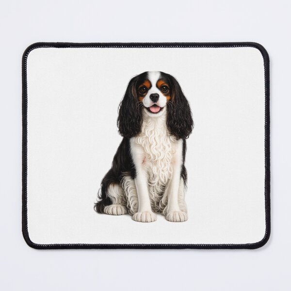 Item preview, King Charles Cavalier Spaniel Dog Tricolor  designed and sold by BackgroundND.