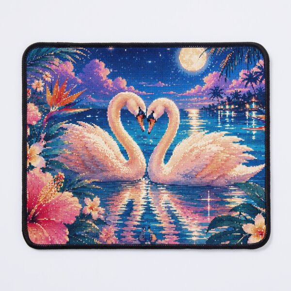 Item preview, Swan Couple Tropical Date Night designed and sold by A-C-G.