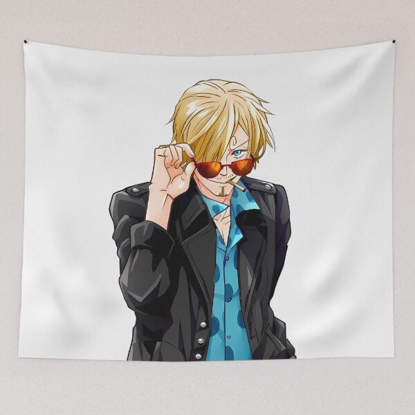 Item preview, Sanji Vinsmoke One Piece Sunglasses Cool Jacket Look designed and sold by MartyHinson.