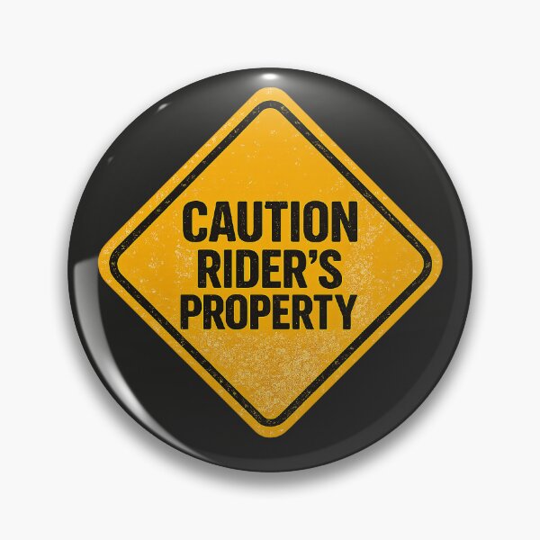 Item preview, Caution Rider’s Property Funny Water Sports Sign designed and sold by Islabonita..
