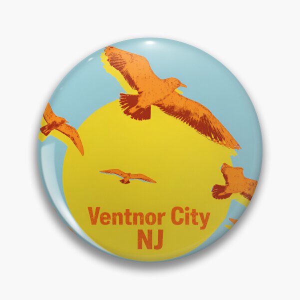 Item preview, Ventnor City New Jersey designed and sold by Broken Antler Designs .