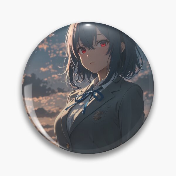 Item preview, Umi Asanagi Second Prettiest Girl Rooftop Sunset Mood designed and sold by MartyHinson.