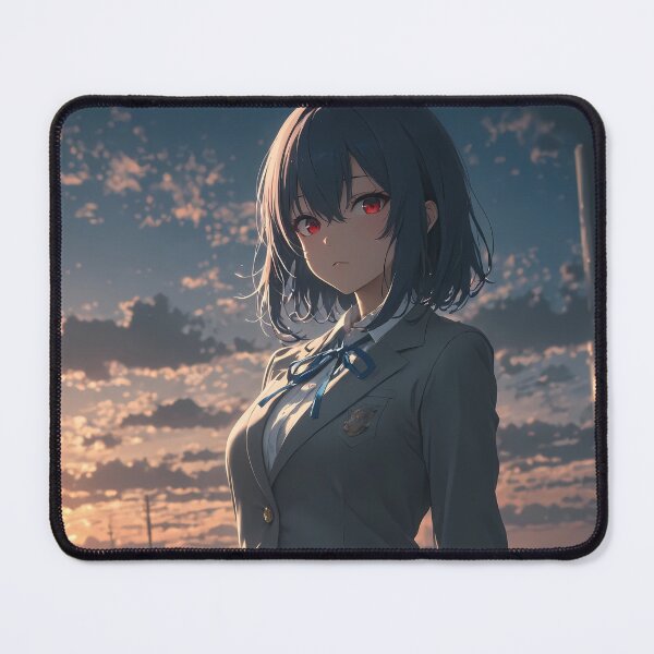 Item preview, Umi Asanagi Second Prettiest Girl Rooftop Sunset Mood designed and sold by MartyHinson.