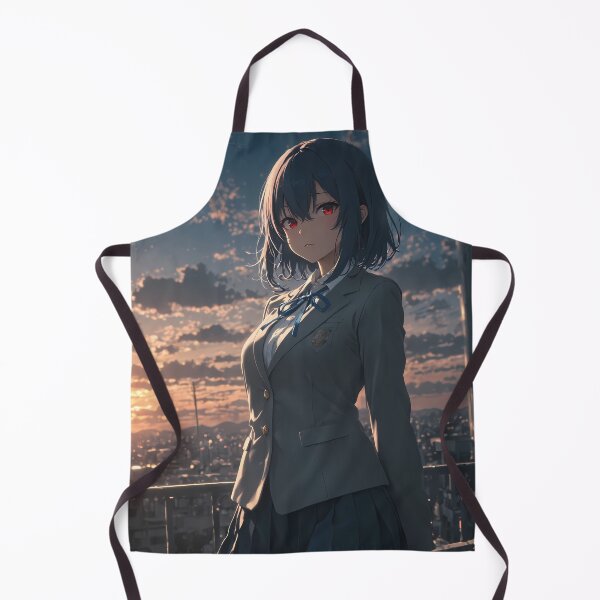Item preview, Umi Asanagi Second Prettiest Girl Rooftop Sunset Mood designed and sold by MartyHinson.