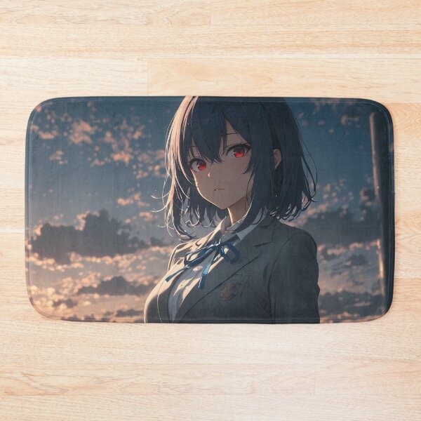 Item preview, Umi Asanagi Second Prettiest Girl Rooftop Sunset Mood designed and sold by MartyHinson.