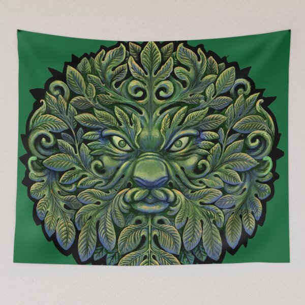 Item preview, Green Man by Deran Wright designed and sold by Deran Wright.