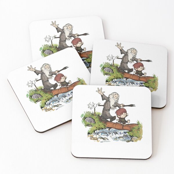 Item preview, Wizard and Small Adventurer Walking on Forest designed and sold by Francis405.