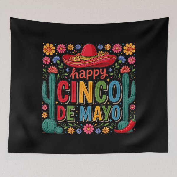 Item preview, Happy 5 De Mayo Cinco de Mayo Viva Mexico 5 De Mayo designed and sold by OlakunleOloroz.