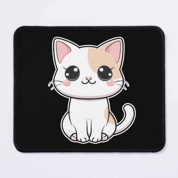 Item preview, Cute Kawaii Pastel Kitten Sticker Art designed and sold by Phongphut.