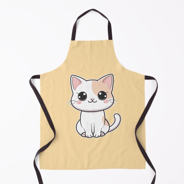 Item preview, Cute Kawaii Pastel Kitten Sticker Art designed and sold by Phongphut.