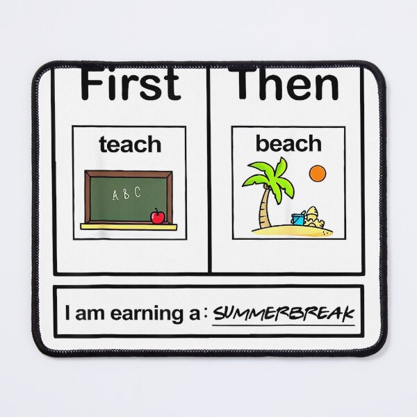 Item preview, First Teach Then Beach First Teach Them Beach Teacher T-Shirt designed and sold by DArtfulStudio.