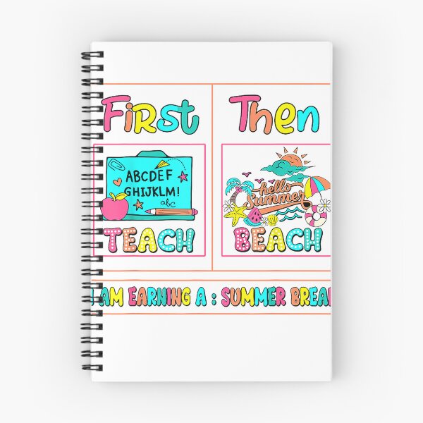 Item preview, First Teach Then Beach I Am Earning A Summer Break Teachers T-Shirt designed and sold by Othinus.