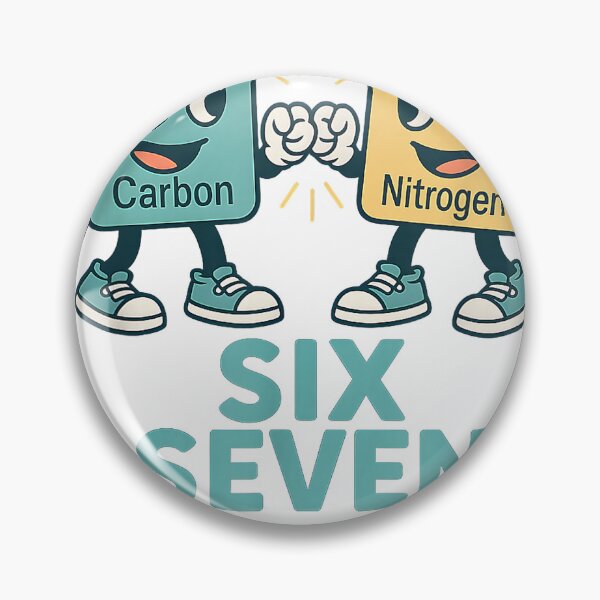 Item preview, Funny 67 Science Teacher 6 7 Carbon Nitrogen Periodic Table T-Shirt designed and sold by SavsMerch.