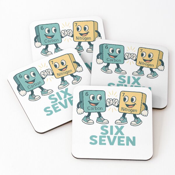 Item preview, Funny 67 Science Teacher 6 7 Carbon Nitrogen Periodic Table T-Shirt designed and sold by SavsMerch.