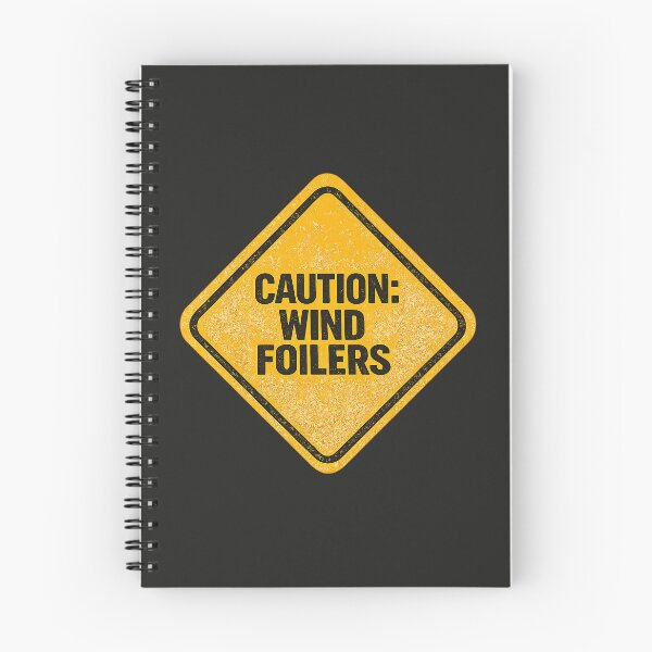 Item preview, Caution Wind Foilers Vintage Warning Sign designed and sold by Islabonita..