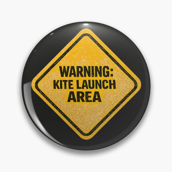 Item preview, Warning Kite Launch Area Vintage Beach Sign designed and sold by Islabonita..
