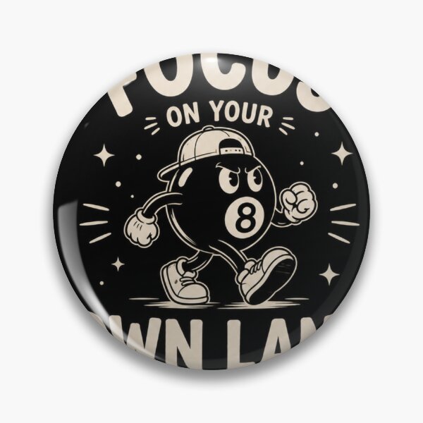 Item preview, Focus On Your Own Lane | Funny Motivational Character Design designed and sold by NomadUSArt.