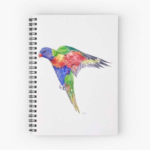 Item preview, Rainbow Lorikeet in flight  designed and sold by Chris Hobel.