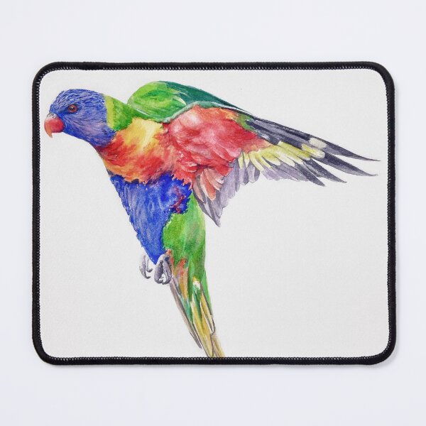 Item preview, Rainbow Lorikeet in flight  designed and sold by Chris Hobel.