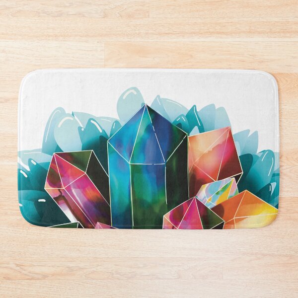Item preview, Vibrant Crystal Clusters Abstract Gems designed and sold by Karin Taylor.
