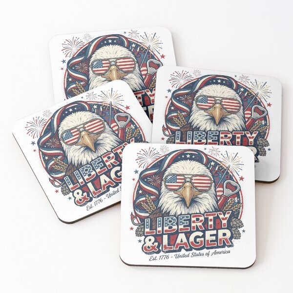 Item preview, Liberty and Larger America Fourth of July Unisex classic tee designed and sold by Sticker Up.