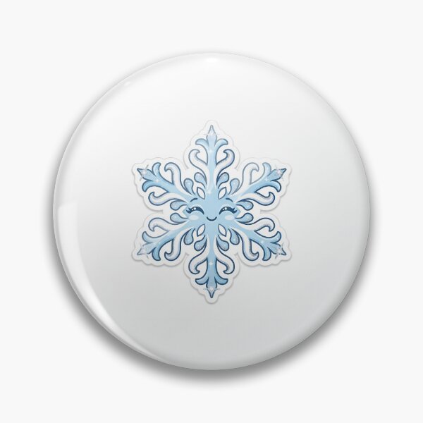 Item preview, Kawaii Snowflake Sticker Cute Winter Christmas Snow Holiday Sticker designed and sold by yanejoy.