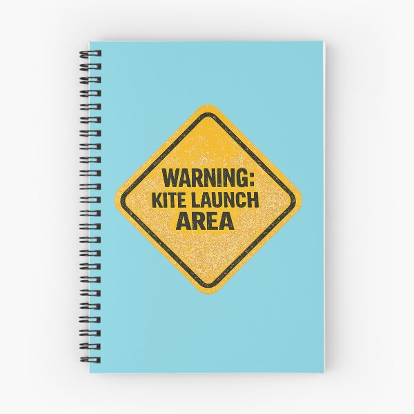 Item preview, Blue Warning Kite Launch Area Vintage Beach Sign designed and sold by Islabonita..