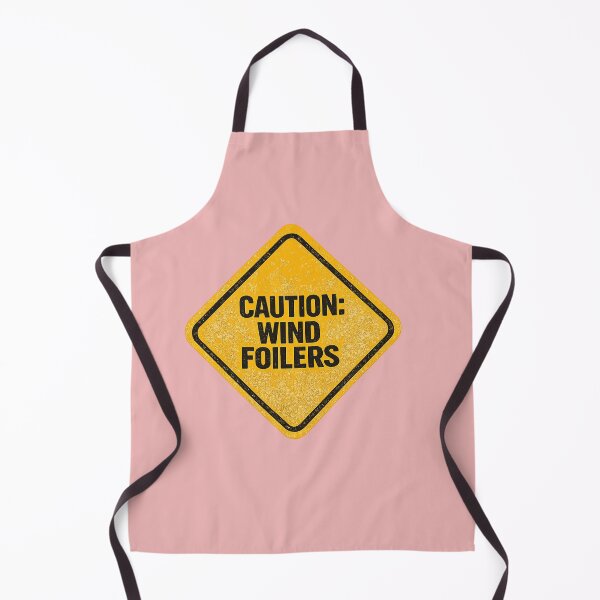 Item preview, Pink Caution Wind Foilers Vintage Warning Sign designed and sold by Islabonita..