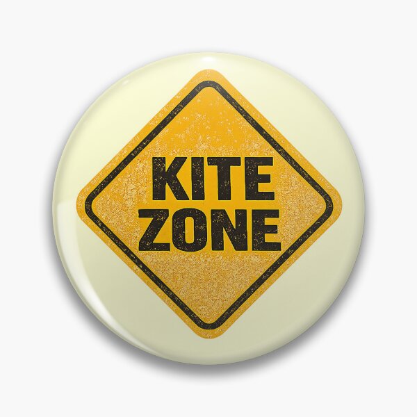 Item preview, Kite Zone Warning Sign | Kitesurf Beach Decor designed and sold by Islabonita..