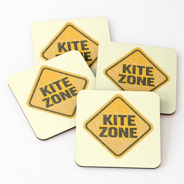 Item preview, Kite Zone Warning Sign | Kitesurf Beach Decor designed and sold by Islabonita..