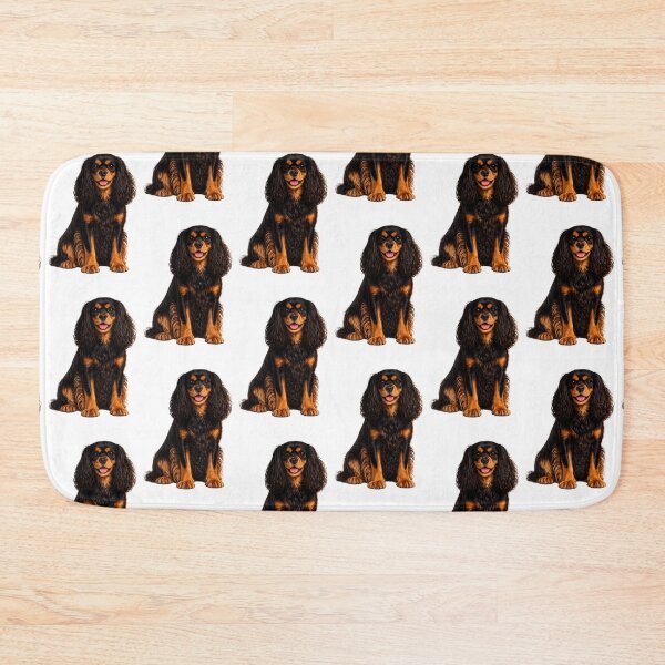 Item preview, King Charles Cavalier Spaniel Dog Black and Tan designed and sold by BackgroundND.