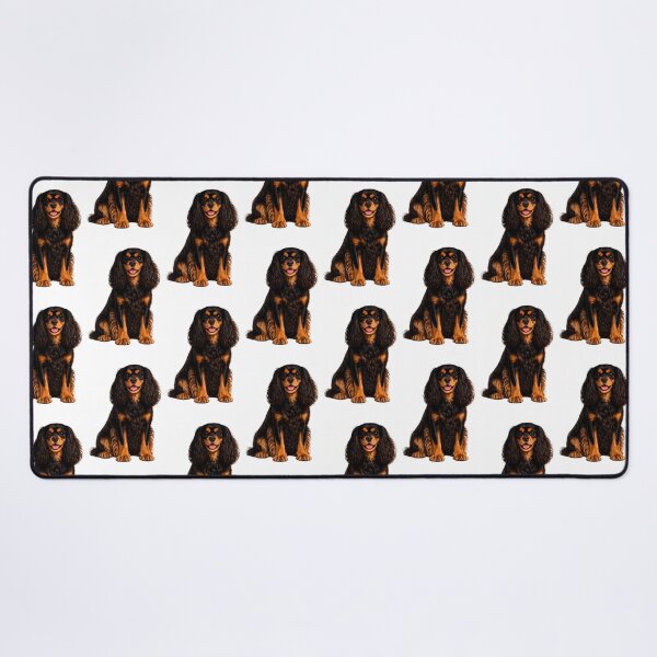 Item preview, King Charles Cavalier Spaniel Dog Black and Tan designed and sold by BackgroundND.