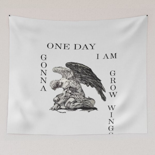 Item preview, Fallen angel"one day I am gonna grow wings" designed and sold by Jcb.koberaX.